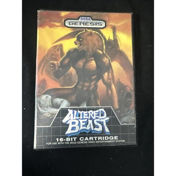 Altered Beast Sega Genesis, 1989 Complete in Box with Manual. Authentic L11025 - Picture 1 of 4